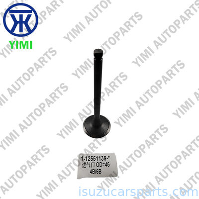 Kalite ISUZU 4BD1 6BD1 4BG1 6BG1 Motoru için 46×128mm Isıya Dayanıklı Alaşımlı Çelik Emme Supabı fabrika